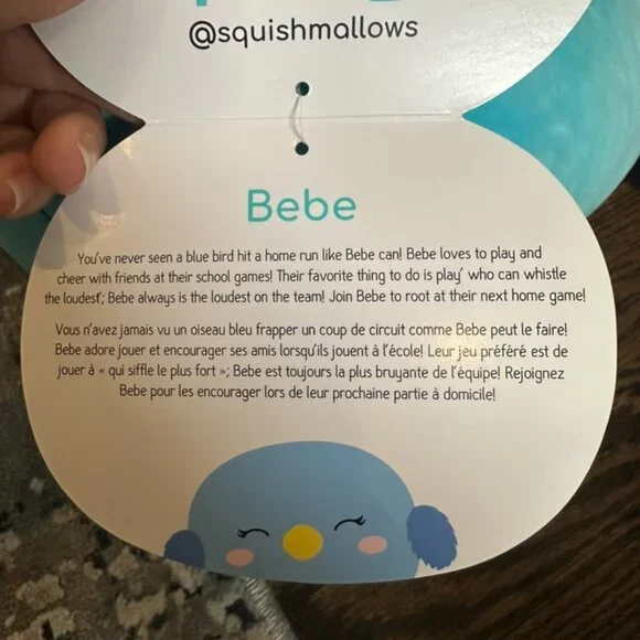 Bebe Stackable Squishmallow - Picture 3 of 3